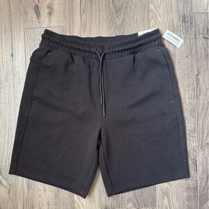 Old Navy Active Dynamic Fleece Shorts Black Size S‎ Zip Pocket Drawstring